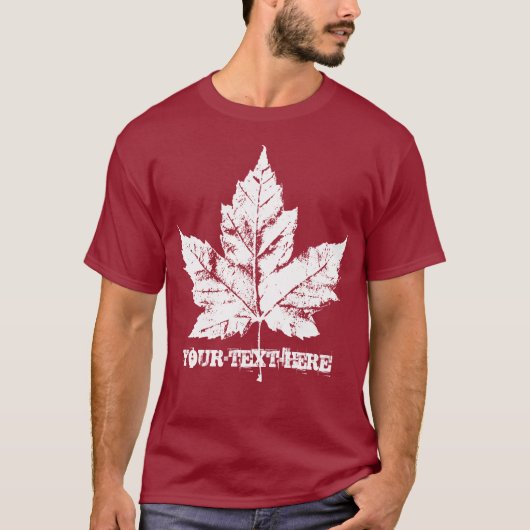 Canada T-Shirt Canada Maple Leaf Shirt (Voorkant)