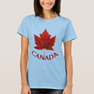 Canada T-shirt Canada Maple Leaf Souvenir voor vro