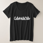 Canada T-shirt Canada Souvenir Shirt Plus Size (Design voorkant)