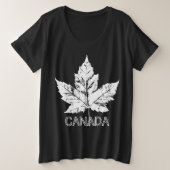 Canada T-Shirt Cool Canada T-Shirts voor vrouwen (Design voorkant)