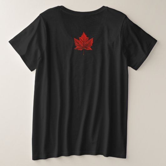 Canada T-shirt Gepersonaliseerd Plus Size Nederlan (Design achterkant)