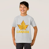 Canada T-shirt Unisex Kind Varsity Canada Shirten (Voorkant volledig)