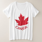 Canada T-shirt Women's Plus Size Canada Souvenir T (Design voorkant)