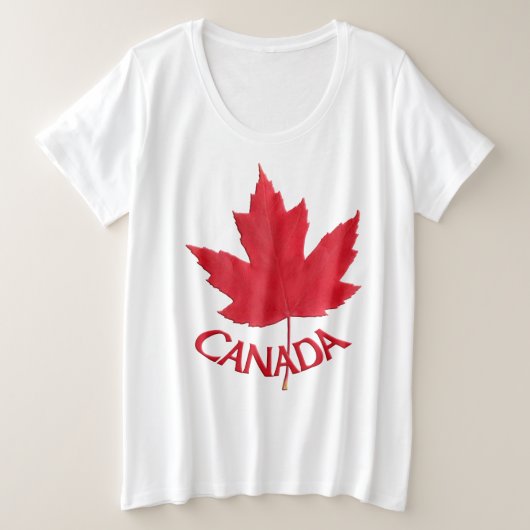 Canada T-shirt Women's Plus Size Canada Souvenir T (Design voorkant)
