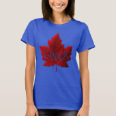 Canada T-Shirts Canada Maple Leaf Shirt Organic (Voorkant)