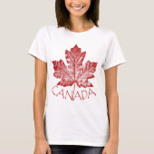 Canada T-shirts Plus Size Canada Women's Shirten (Voorkant)