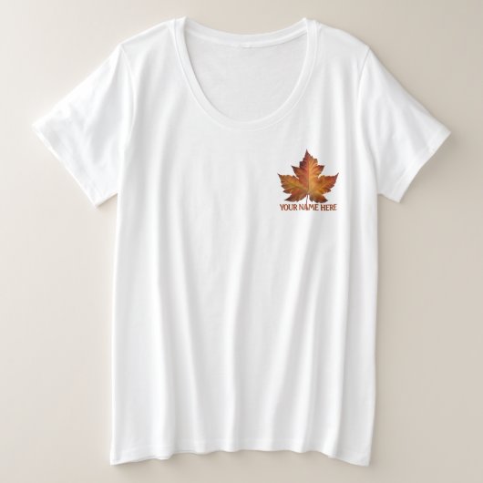 Canada T-shirts voor vrouwen en Canadese Shirten o (Design voorkant)