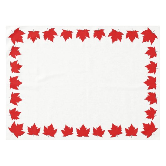 Canada Tablecloth Canada Maple Leaf Tablecloth Tafelkleed (Voorkant (Horizontaal))