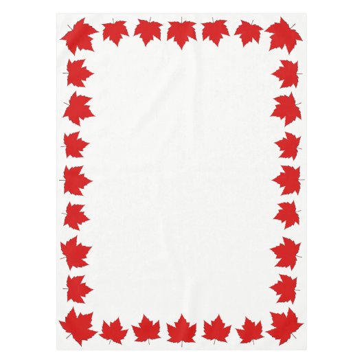 Canada Tablecloth Canada Maple Leaf Tablecloth Tafelkleed (Voorkant)