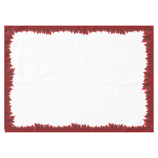 Canada Tablecloth Canada Maple Leaf Tablecloth Tafelkleed (Voorkant (Horizontaal))