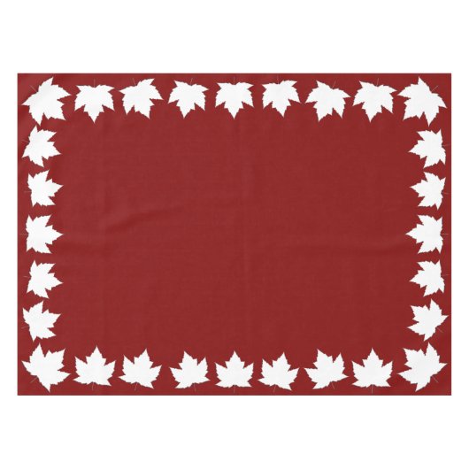 Canada Tablecloth Canada Maple Leaf Tablecloth Tafelkleed (Voorkant (Horizontaal))