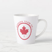 Canada Team Eh koffiemok Latte Mok (Rechts)