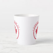 Canada Team Eh koffiemok Latte Mok (Voorkant)