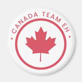 Canada Team EH Round Magnet