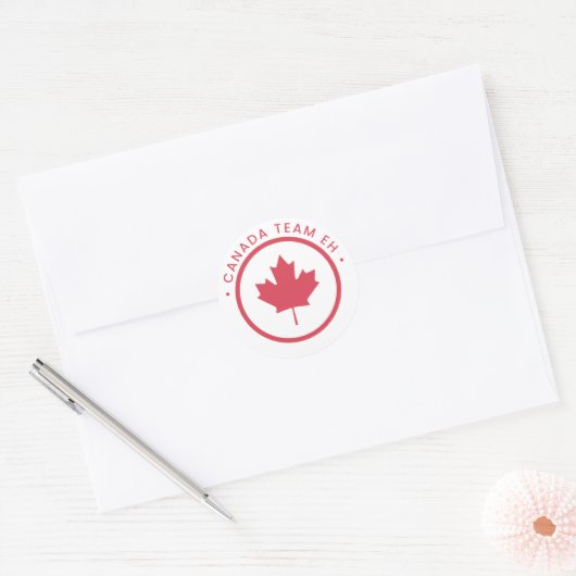 Canada Team Eh Sticker (Envelop)