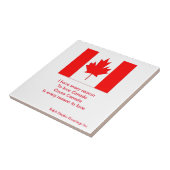 Canada Tegeltje (Zijkant)