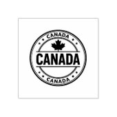 Canada Tekst Logo Jet Black Inkt Schoon Perfect Sc Rubberstempel (Afrduk)