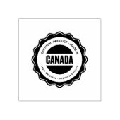 Canada Tekst Paradijs Turkoois Inkt Schone Afdruk Rubberstempel (Afrduk)