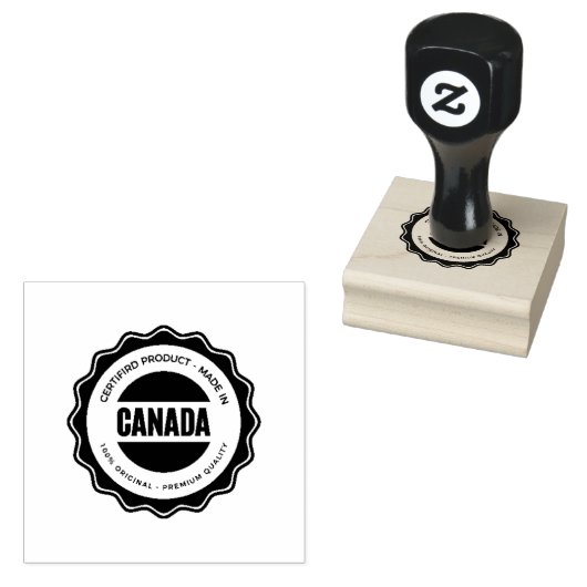Canada Tekst Paradijs Turkoois Inkt Schone Afdruk Rubberstempel (Gestempeld)