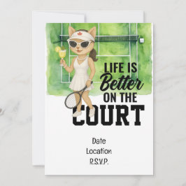Canada Tennisspeler Het leven is beter op het veld Kaart