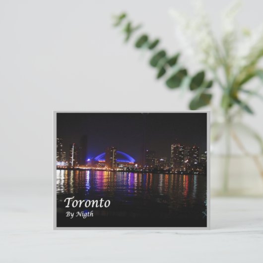 Canada - Toronto by Night - Briefkaart (Staand voorkant)