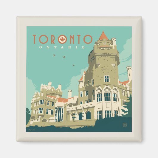 Canada | Toronto, Casa Loma Magneet (Voorkant)