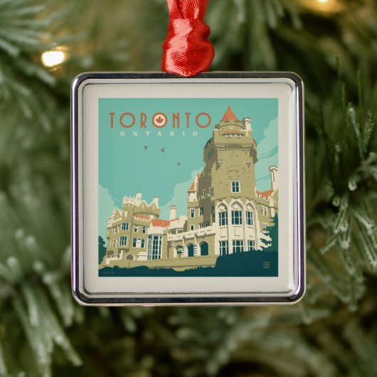 Canada | Toronto, Casa Loma Metalen Ornament (Boom)