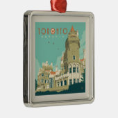 Canada | Toronto, Casa Loma Metalen Ornament (Rechts)