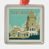 Canada | Toronto, Casa Loma Metalen Ornament (Voorkant)