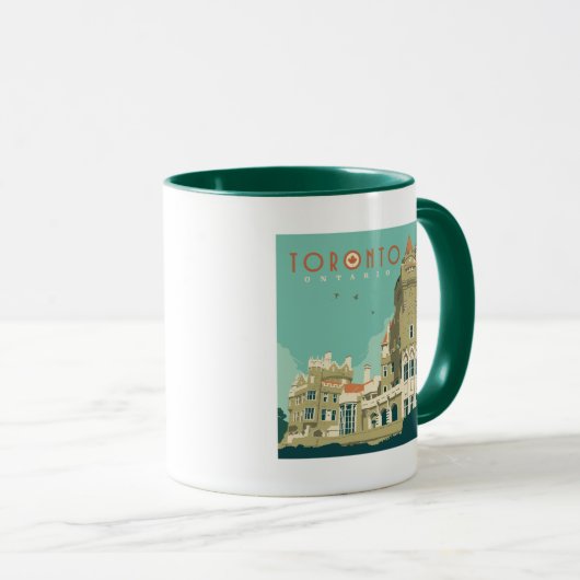 Canada | Toronto, Casa Loma Mok (Voorkant rechts)