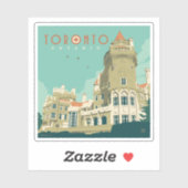 Canada | Toronto, Casa Loma Sticker (Vel)