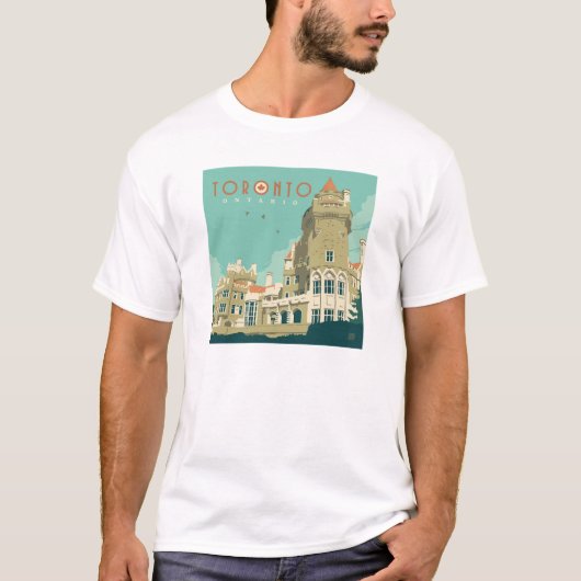 Canada | Toronto, Casa Loma T-shirt (Voorkant)