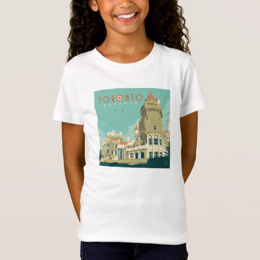 Canada | Toronto, Casa Loma T-shirt (Voorkant)
