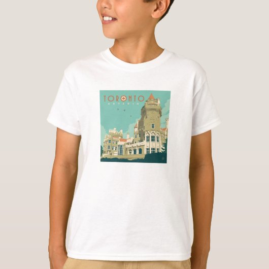Canada | Toronto, Casa Loma T-shirt (Voorkant)