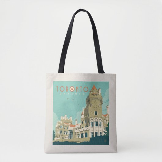 Canada | Toronto, Casa Loma Tote Bag (Voorkant)