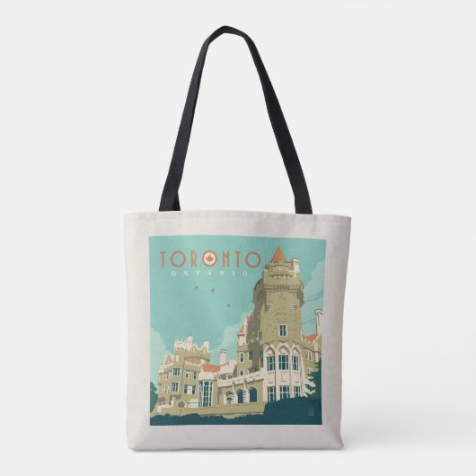 Canada | Toronto, Casa Loma Tote Bag (Achterkant)