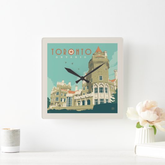 Canada | Toronto, Casa Loma Vierkante Klok (Huis)