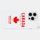 Canada Toronto Maple Leaf Retro Patriottisch iPhone Hoesje (Achterkant horizontaal)