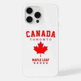 Canada Toronto Maple Leaf Retro Patriottisch iPhone 15 Pro Max Case