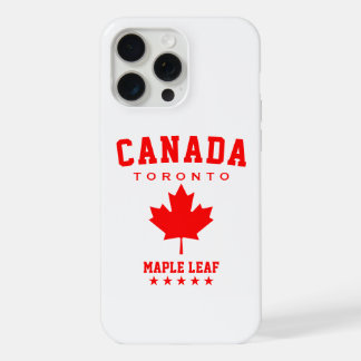 Canada Toronto Maple Leaf Retro Patriottisch iPhone 15 Pro Max Case