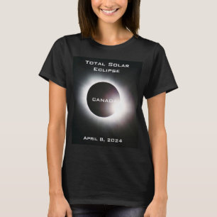 CANADA Totale zonsverduistering 8 april 2024 T-shirt