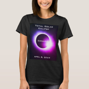 CANADA Totale zonsverduistering 8 april 2024 T-shirt
