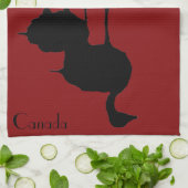 Canada Towel Aangepast Canada Goose Tea Towel Theedoek (Gevouwen)