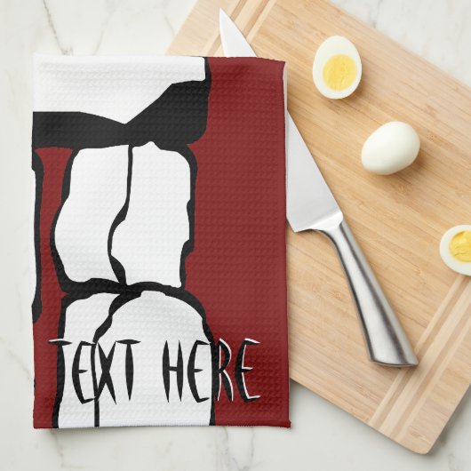 Canada Towel Aangepaste Vancouver Tea Towel Theedoek (Quarter Fold)