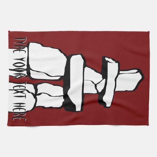 Canada Towel Aangepaste Vancouver Tea Towel Theedoek (Horizontaal)