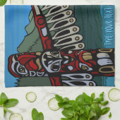 Canada Towel Aangepaste Vancouver Tea Towel Theedoek (Gevouwen)
