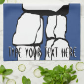 Canada Towel Aangepaste Vancouver Tea Towel Theedoek (Gevouwen)