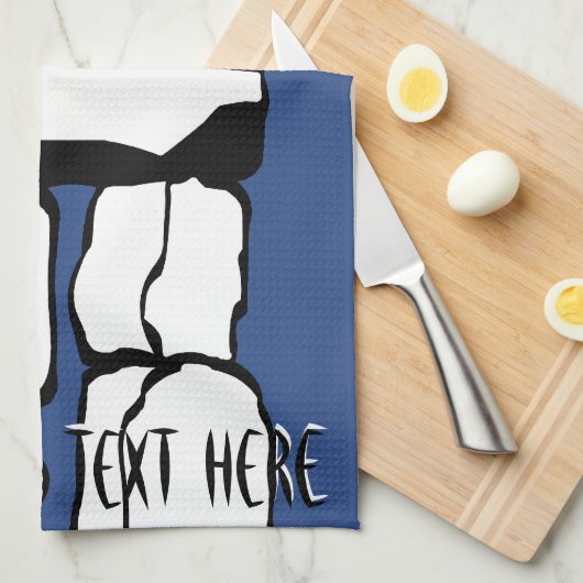 Canada Towel Aangepaste Vancouver Tea Towel Theedoek (Quarter Fold)