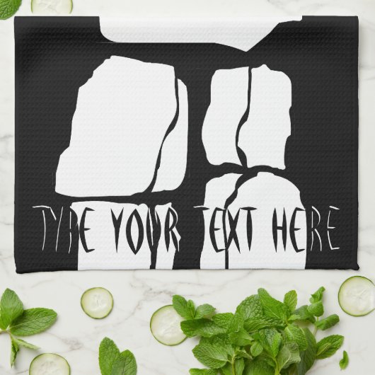 Canada Towel Aangepaste Vancouver Tea Towel Theedoek (Gevouwen)