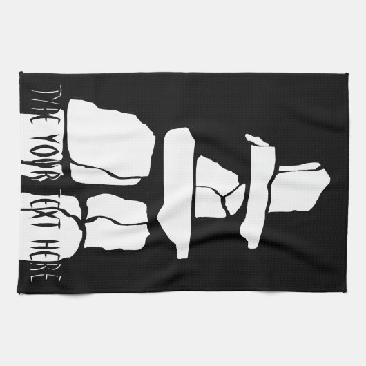 Canada Towel Aangepaste Vancouver Tea Towel Theedoek (Horizontaal)